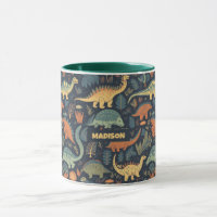 Nom personnalisé Motif Dinosaur