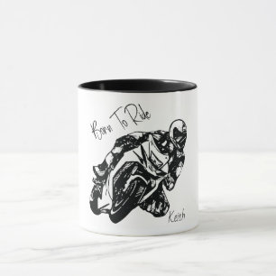 Mug Nom Personnalisé Né Pour Faire Le Tour