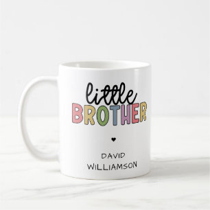 Mug Nom personnalisé Petit frère mignon personnalisé