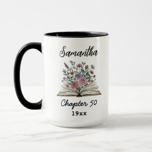 Mug Nom personnalisé pour 50e anniversaire - Chapitre