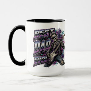 Mug Nom personnalisé Rocker Papa Meilleur Papa de tous