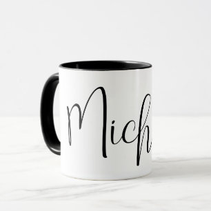 Mug NOM PERSONNALISÉ - Script tendance personnalisé