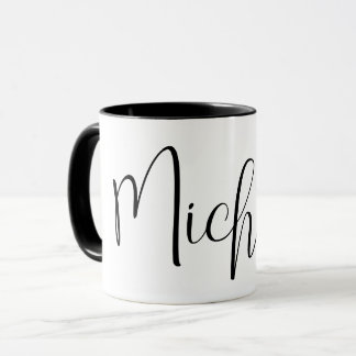 Mug NOM PERSONNALISÉ - Script tendance personnalisé