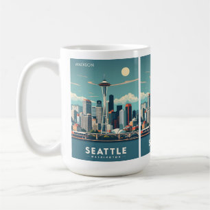 Mug Nom personnalisé Seattle Washington