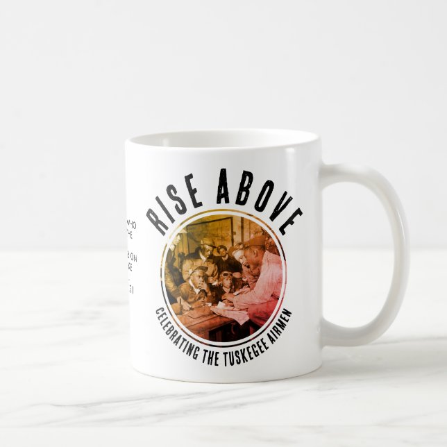 Mug Nom personnalisé S'ÉLEVER AU-DESSUS DE LA SECONDE  (Droite)