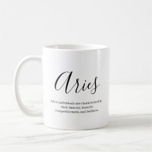 Mug Nom personnalisé, signe zodiaque, traits muet