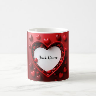 Mug Nom personnalisé Valentine