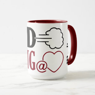 Mug Nom personnalisé Vieux pantalon - choisir style e