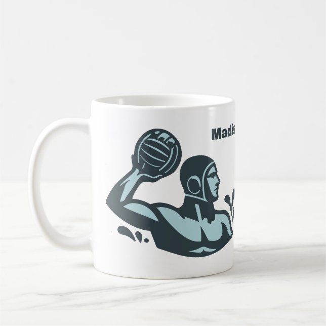 Mug Nom personnalisé Water Polo (Gauche)