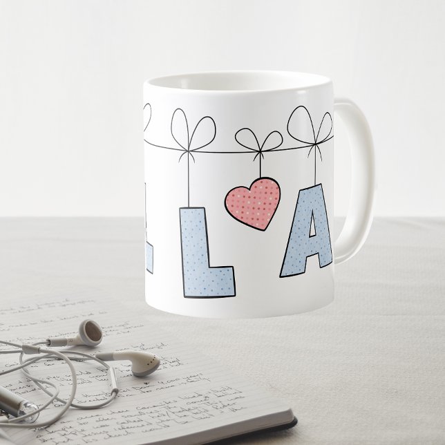 Mug Nom Personnel Ella (Créateur téléchargé)