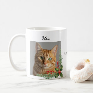 Mug Nom photo personnalisé Chat ou Propriétaire de chi
