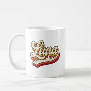 Mug Nom Rétro Luna Design Vintage 70s