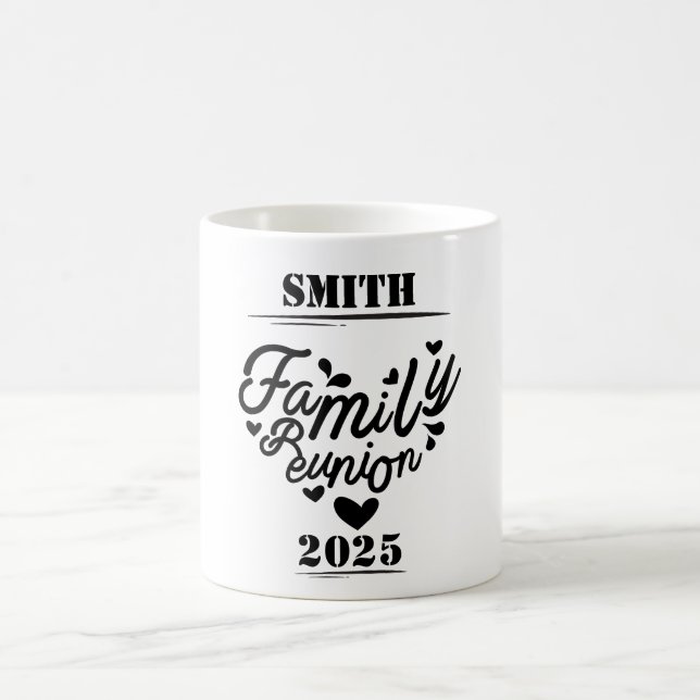 Mug [Nom] Réunion de famille - [Année] (Centre)