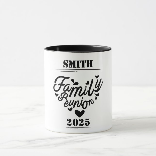 Mug [Nom] Réunion de famille - [Année] (Centre)