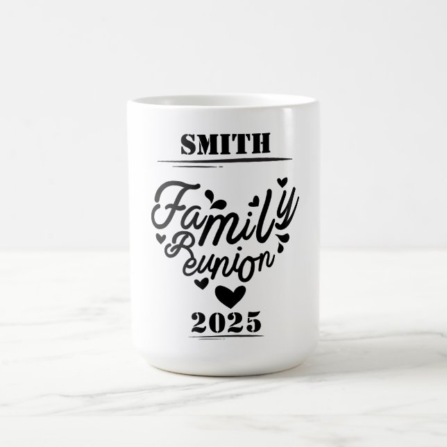 Mug [Nom] Réunion de famille - [Année] (Centre)