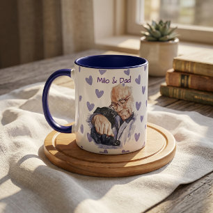 Mug Nom simple moderne de l'animal et photo