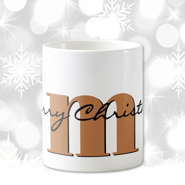 Mug Nom, Topaze dorée de Novembre | Joyeux Noël (Créateur téléchargé)