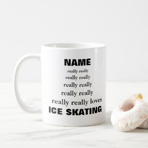 Mug Nom vraiment aime vraiment le sujet SKATING