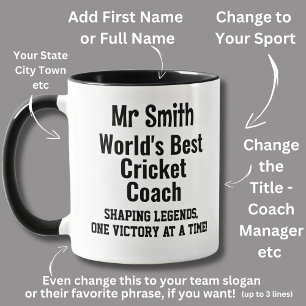 Mug Nom, Worlds Best Cricket Coach