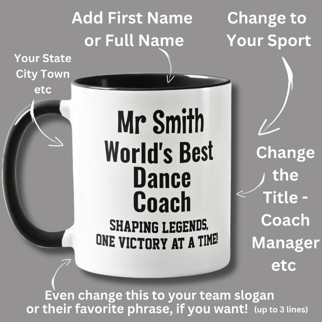 Mug Nom, Worlds Best Dance Entraîneur de danse (Créateur téléchargé)