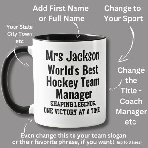 Mug Nom, Worlds Best Hockey Team Manager