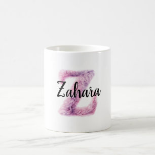 Mug Nom Z Lettre Rose Violet Confortable 