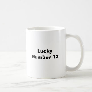 Mug Nombre chanceux 13