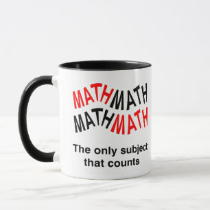 Mug Nombre de maths Wavy