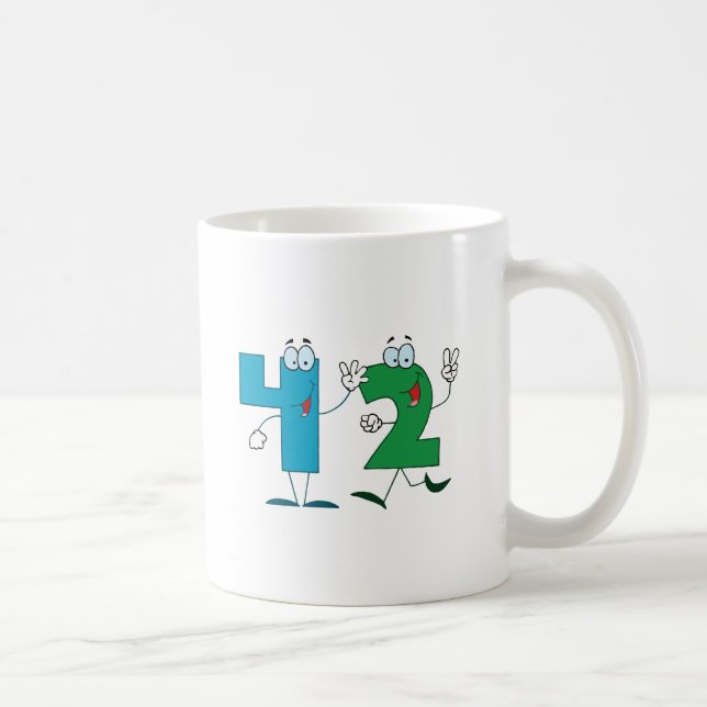 Mug Nombre heureux 42 (Droite)