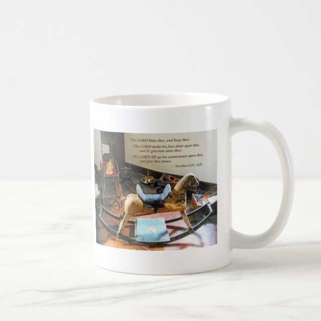 Mug Nombres 6:24-26 L'ÉTERNEL te bénisse et te garde (Droite)