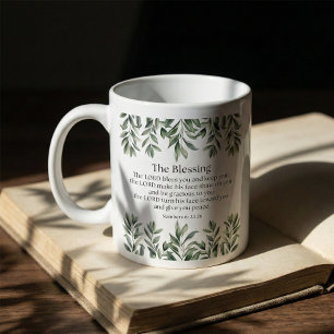 Mug Nombres 6:24-26 Que le Seigneur vous bénisse et vo