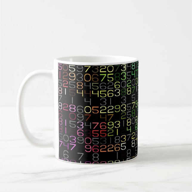 Mug nombres colorés (Gauche)