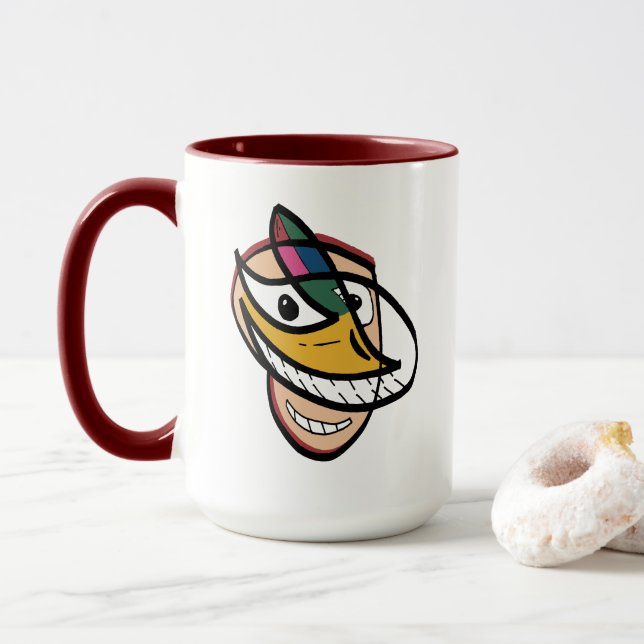 Mug Nombreux visages (illusion optique) (Avec donut)
