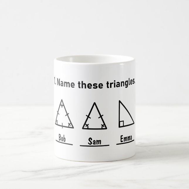 Mug Nommer Ces Triangles, Drôle Math Dit, Client (Centre)