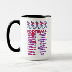 Mug Noms de footballeuses multilingues pour fans de sp