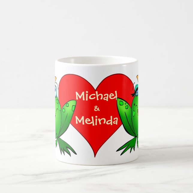 Mug Noms de l'amour de la princesse grenouille prince (Centre)