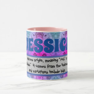 Mug - Noms de signification (Jessica)