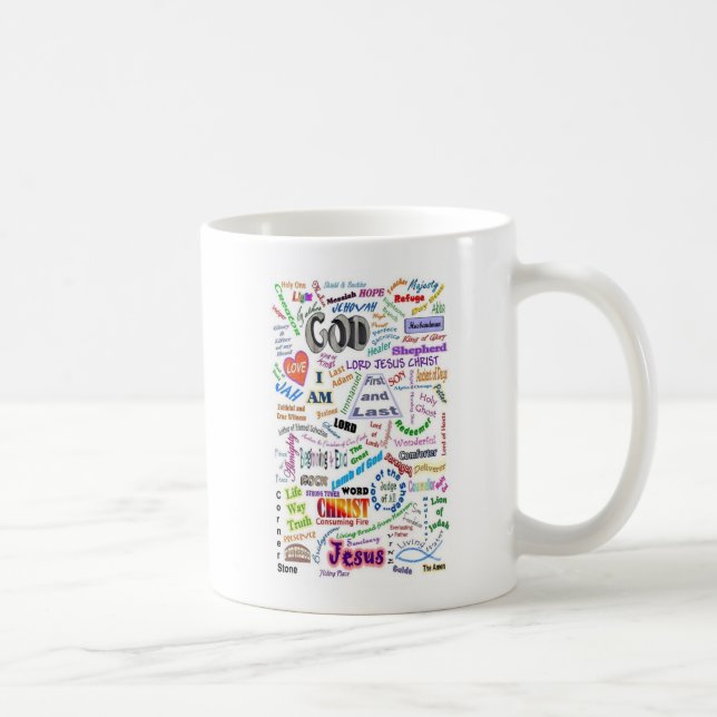 Mug Noms des noms de Dieu/de Dieu pour nous (Droite)
