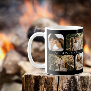 Mug Noms simples minimalistes des couples photo de bor