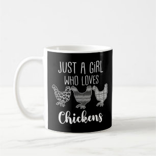 Mug Non 2/2, Juste Une Fille Qui Aime Les Poulets, Drô