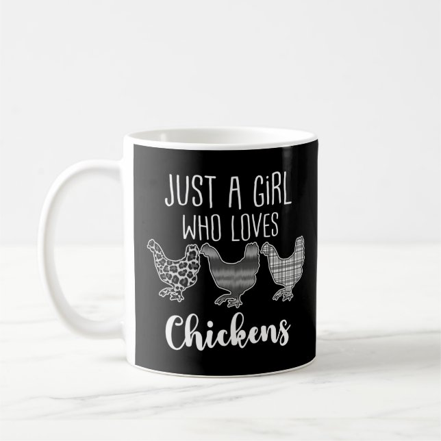 Mug Non 2/2, Juste Une Fille Qui Aime Les Poulets, Drô (Gauche)