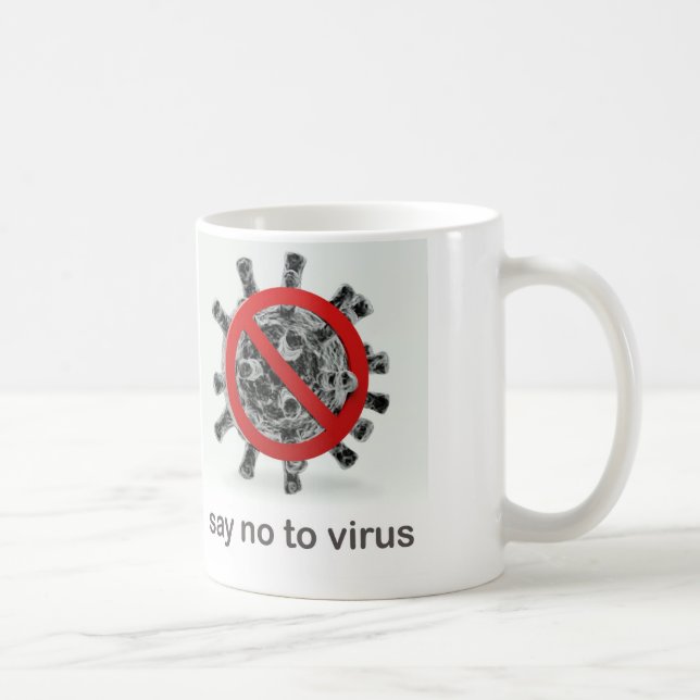 Mug Non au virus (Droite)