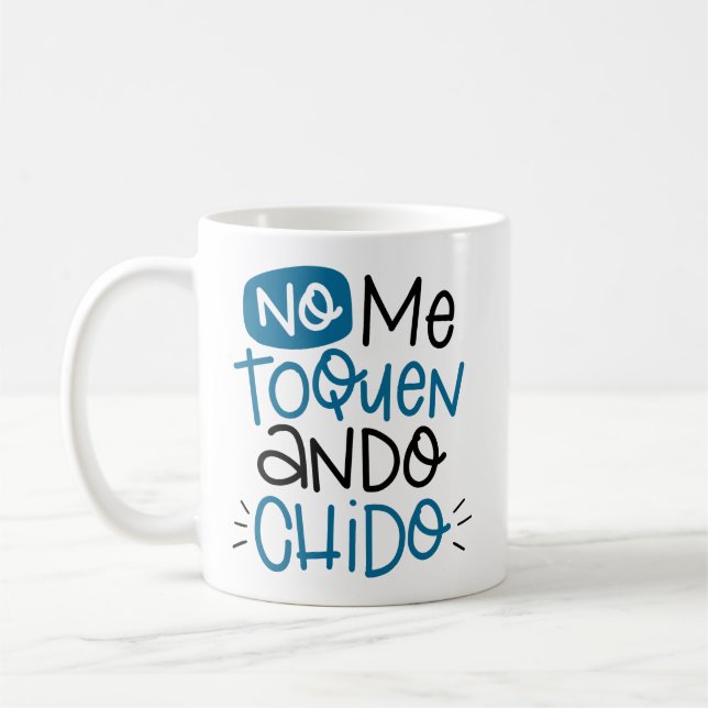 Mug Non, j'ai pris un coup, et chido, espagnol (Gauche)