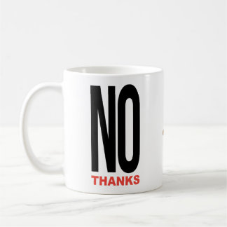 Mug Non merci blanc