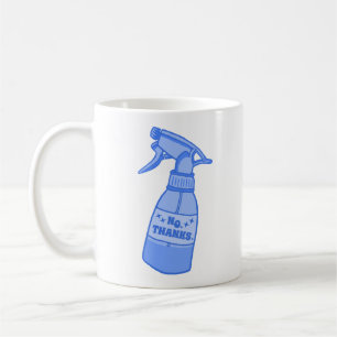 Mug Non, merci. Humour Sassy Flacon Pulvérisateur