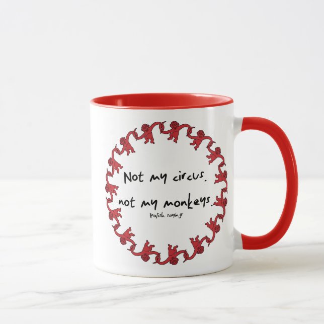 Mug Non mon cirque (Droite)