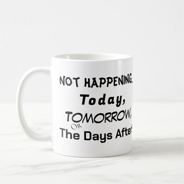 Mug Non, P = 0 (Gauche)