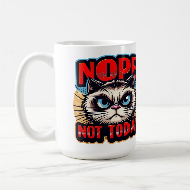 Mug Non, Pas Aujourd'Hui (Gauche)