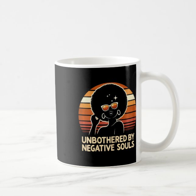Mug Non Préoccupé Par Les Âmes Négatives JunetDix Femm (Droite)