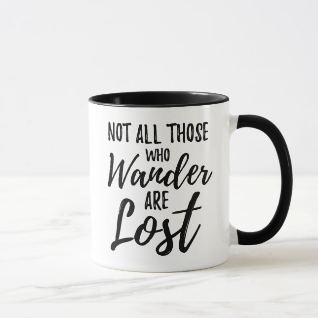 Mug Non tout ceux que Wander sont perdu (Droite)